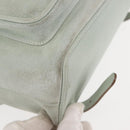 GUCCI Bamboo Backpack Suede Outlet Light Blue Gold 003 2058 9016 Auth 145652-17