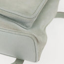 GUCCI Bamboo Backpack Suede Outlet Light Blue Gold 003 2058 9016 Auth 145652-18