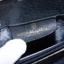 GUCCI GG Supreme Sherry Line Shoulder Bag PVC Navy Gold 72 02 024 Auth 145654-18