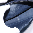 GUCCI GG Supreme Sherry Line Shoulder Bag PVC Navy Gold 72 02 024 Auth 145654-10