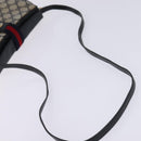 GUCCI GG Supreme Sherry Line Shoulder Bag PVC Navy Gold 72 02 024 Auth 145654-7