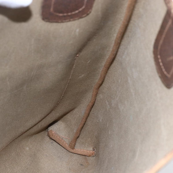 GUCCI GG Supreme Web Sherry Line Tote Bag PVC Beige Red 89 02 003 Auth 145657