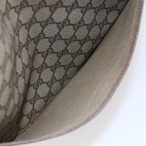 GUCCI GG Supreme Web Sherry Line Tote Bag PVC Beige Red 89 02 003 Auth 145657