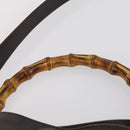 GUCCI Bamboo Shoulder Bag Leather 2way Brown Gold 001 1781 1577 0 Auth 145658-15