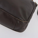 GUCCI Bamboo Shoulder Bag Leather 2way Brown Gold 001 1781 1577 0 Auth 145658-16