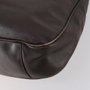 GUCCI Bamboo Shoulder Bag Leather 2way Brown Gold 001 1781 1577 0 Auth 145658-18
