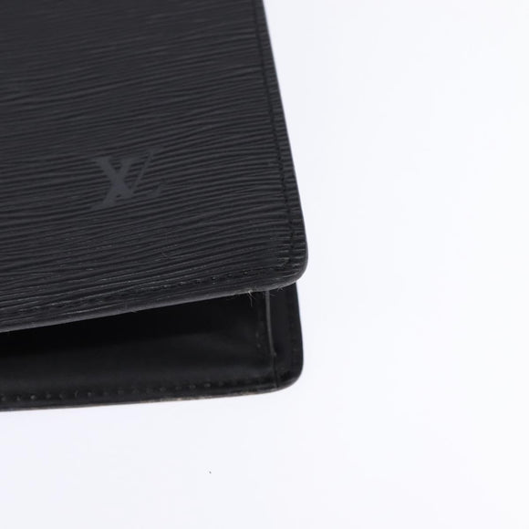 LOUIS VUITTON Epi Sac Plat Hand Bag Black M59082 LV Auth 145660