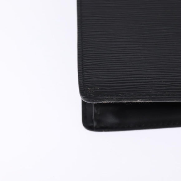 LOUIS VUITTON Epi Sac Plat Hand Bag Black M59082 LV Auth 145660