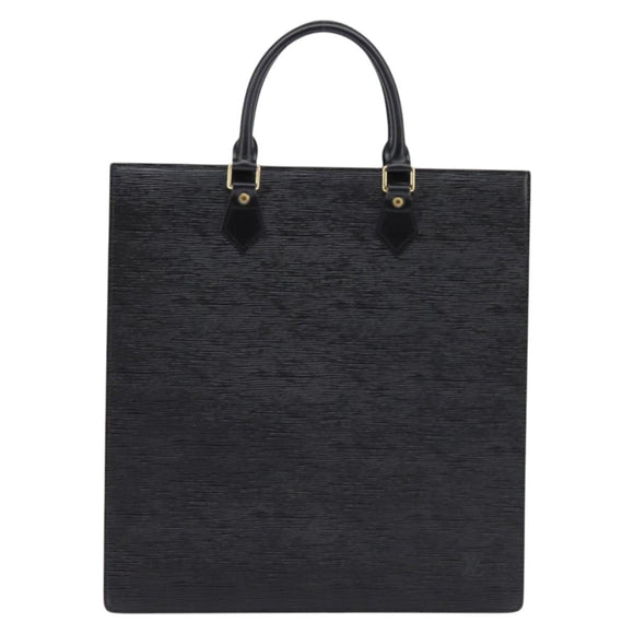 LOUIS VUITTON Epi Sac Plat Hand Bag Black M59082 LV Auth 145660