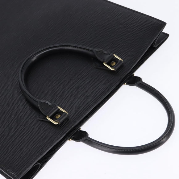 LOUIS VUITTON Epi Sac Plat Hand Bag Black M59082 LV Auth 145660