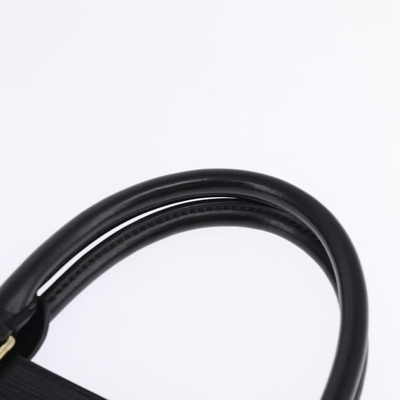 LOUIS VUITTON Epi Sac Plat Hand Bag Black M59082 LV Auth 145660