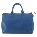 LOUIS VUITTON Epi Speedy 30 Hand Bag Toledo Blue M43005 LV Auth 145662-13