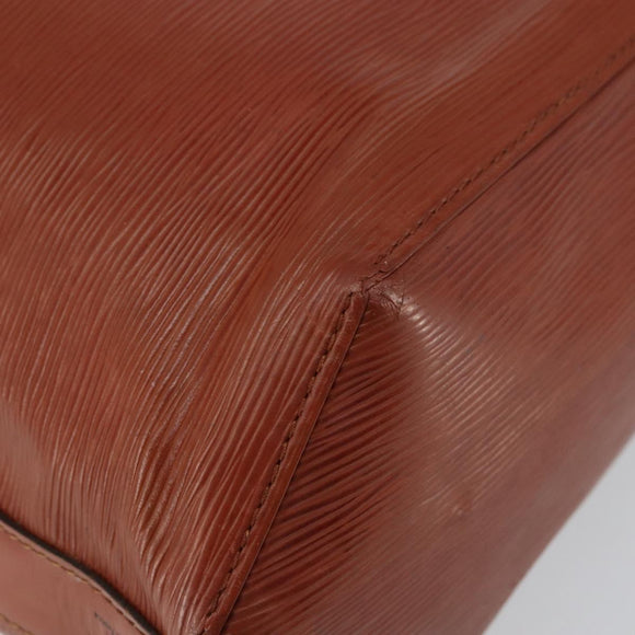 LOUIS VUITTON Epi Sac Depaule GM Shoulder Bag Brown M80193 LV Auth 145664