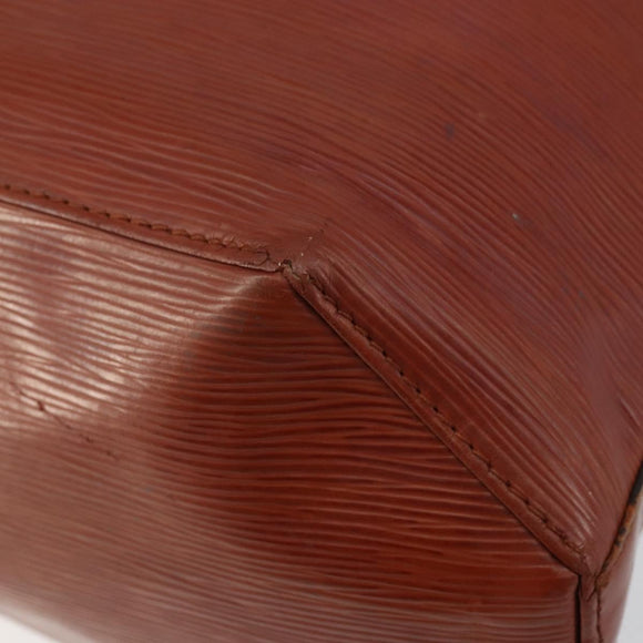 LOUIS VUITTON Epi Sac Depaule GM Shoulder Bag Brown M80193 LV Auth 145664