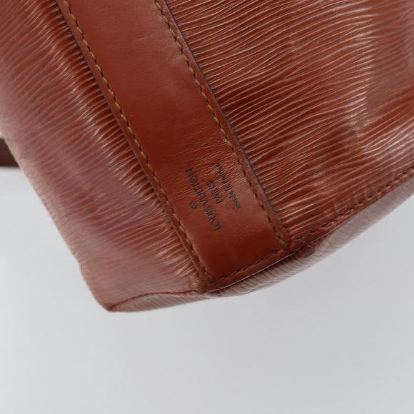 LOUIS VUITTON Epi Sac Depaule GM Shoulder Bag Brown M80193 LV Auth 145664