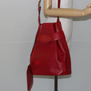 LOUIS VUITTON Epi Sac Depaule GM Shoulder Bag Red M80197 LV Auth 145665-24