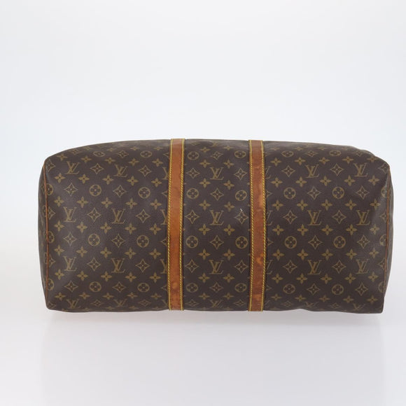 LOUIS VUITTON Monogram Keepall 55 Boston Bag M41424 LV Auth 145680