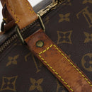 LOUIS VUITTON Monogram Keepall 55 Boston Bag M41424 LV Auth 145680-9