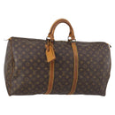 LOUIS VUITTON Monogram Keepall 55 Boston Bag M41424 LV Auth 145680-1