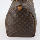 LOUIS VUITTON Monogram Keepall 55 Boston Bag M41424 LV Auth 145680-3