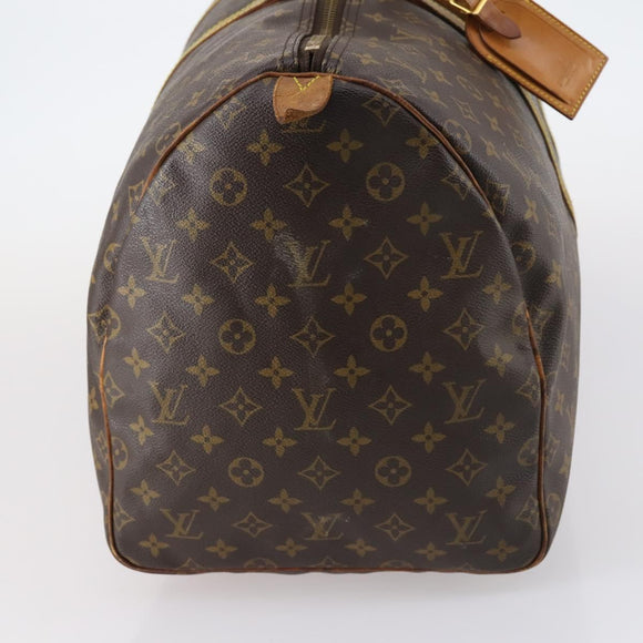 LOUIS VUITTON Monogram Keepall 55 Boston Bag M41424 LV Auth 145680
