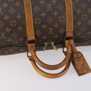 LOUIS VUITTON Monogram Keepall 55 Boston Bag M41424 LV Auth 145680-8
