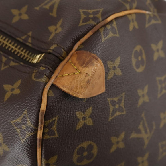 LOUIS VUITTON Monogram Keepall 55 Boston Bag M41424 LV Auth 145681
