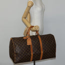 LOUIS VUITTON Monogram Keepall 55 Boston Bag M41424 LV Auth 145681-22