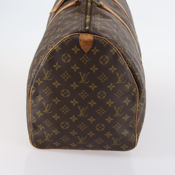 LOUIS VUITTON Monogram Keepall 55 Boston Bag M41424 LV Auth 145681