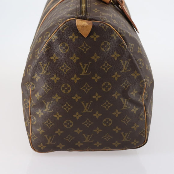 LOUIS VUITTON Monogram Keepall 55 Boston Bag M41424 LV Auth 145681