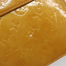 LOUIS VUITTON Monogram Vernis Motto Accessory Pouch Beige M91136 LV Auth 145682-15