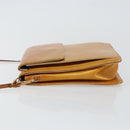 LOUIS VUITTON Monogram Vernis Motto Accessory Pouch Beige M91136 LV Auth 145682-5