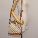 LOUIS VUITTON Damier Azur Noe BB Shoulder Bag N41220 LV Auth 145688-20