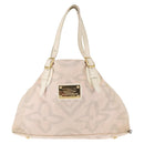 LOUIS VUITTON Cruise Line Taicienne PM Bag Canvas Pink M95672 LV Auth 145691-13