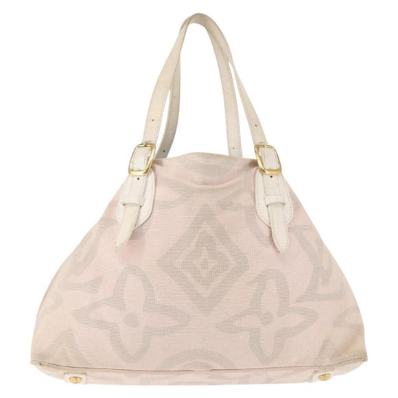 LOUIS VUITTON Cruise Line Taicienne PM Bag Canvas Pink M95672 LV Auth 145691