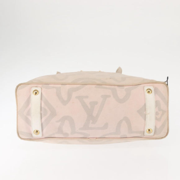 LOUIS VUITTON Cruise Line Taicienne PM Bag Canvas Pink M95672 LV Auth 145691