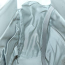 CHANEL Paris Biarritz MM Tote Bag Coated Canvas White Silver CC Auth 145693-22