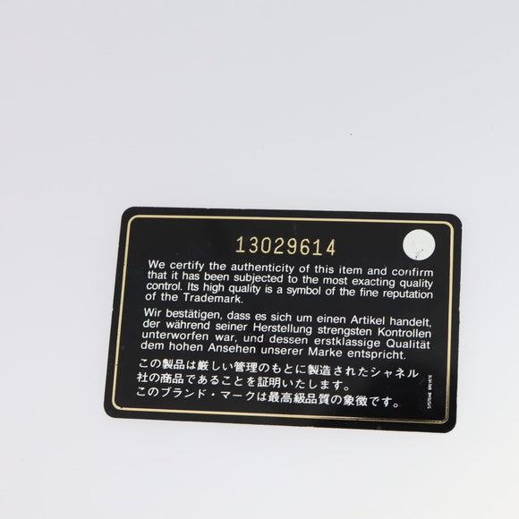 CHANEL Paris Biarritz GM Tote Bag Coated Canvas Black Silver CC Auth 145694