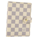 LOUIS VUITTON Damier Azur Agenda PM Day Planner Cover R20706 LV Auth 145698-1