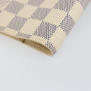 LOUIS VUITTON Damier Azur Agenda PM Day Planner Cover R20706 LV Auth 145698-15
