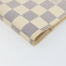 LOUIS VUITTON Damier Azur Agenda PM Day Planner Cover R20706 LV Auth 145698-14