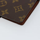 LOUIS VUITTON Monogram PDA Cover Etui Palm V Day Planner Cover LV Auth 145700-16