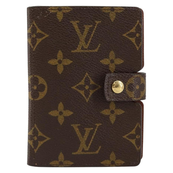 LOUIS VUITTON Monogram PDA Cover Etui Palm V Day Planner Cover LV Auth 145700