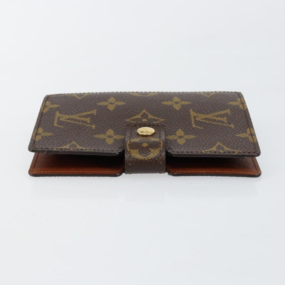 LOUIS VUITTON Monogram PDA Cover Etui Palm V Day Planner Cover LV Auth 145700