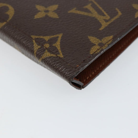 LOUIS VUITTON Monogram PDA Cover Etui Palm V Day Planner Cover LV Auth 145700