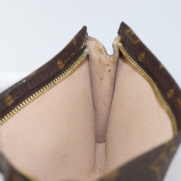 LOUIS VUITTON Monogram Bucket GM Accessory Pouch LV Auth 145704