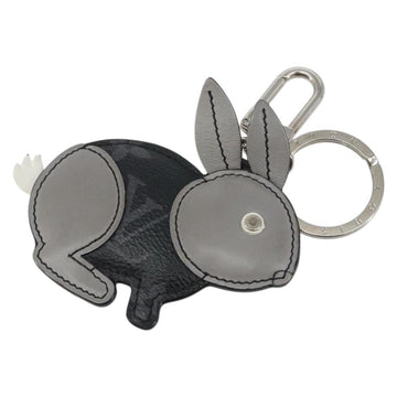 LOUIS VUITTON Monogram Eclipse Porte Cles Animal Rabbit Charm M63224 Auth 145705