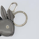 LOUIS VUITTON Monogram Eclipse Porte Cles Animal Rabbit Charm M63224 Auth 145705-2