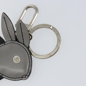 LOUIS VUITTON Monogram Eclipse Porte Cles Animal Rabbit Charm M63224 Auth 145705 - 0