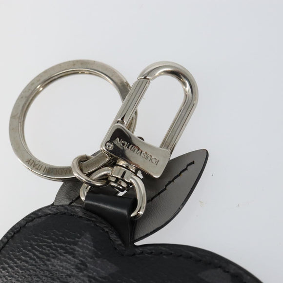 LOUIS VUITTON Monogram Eclipse Porte Cles Animal Rabbit Charm M63224 Auth 145705